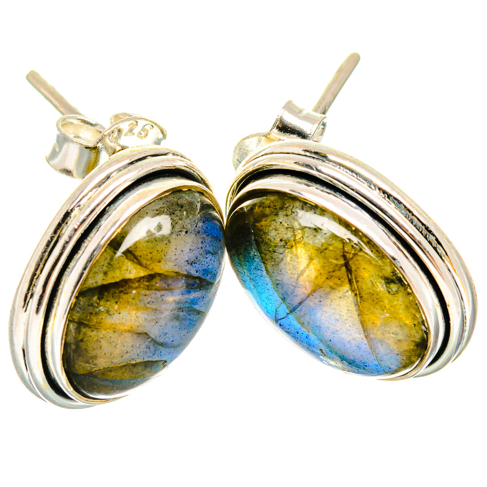 Labradorite Earrings handcrafted by Ana Silver Co - EARR426139 - Photo 2