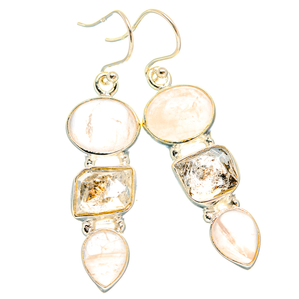Rainbow Moonstone Earrings handcrafted by Ana Silver Co - EARR426146 - Photo 2