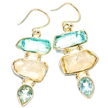 Rainbow Moonstone Earrings handcrafted by Ana Silver Co - EARR426152 - Photo 2