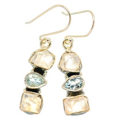 Rainbow Moonstone Earrings handcrafted by Ana Silver Co - EARR426174 - Photo 2