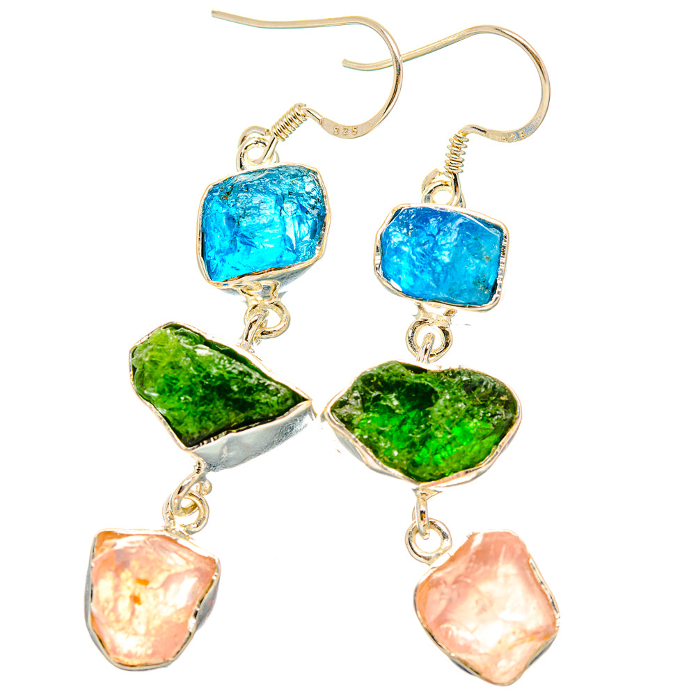 Apatite Earrings handcrafted by Ana Silver Co - EARR426176 - Photo 2