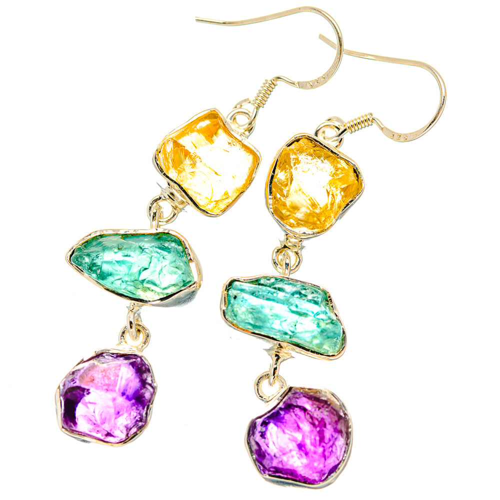 Citrine Earrings handcrafted by Ana Silver Co - EARR426179 - Photo 2