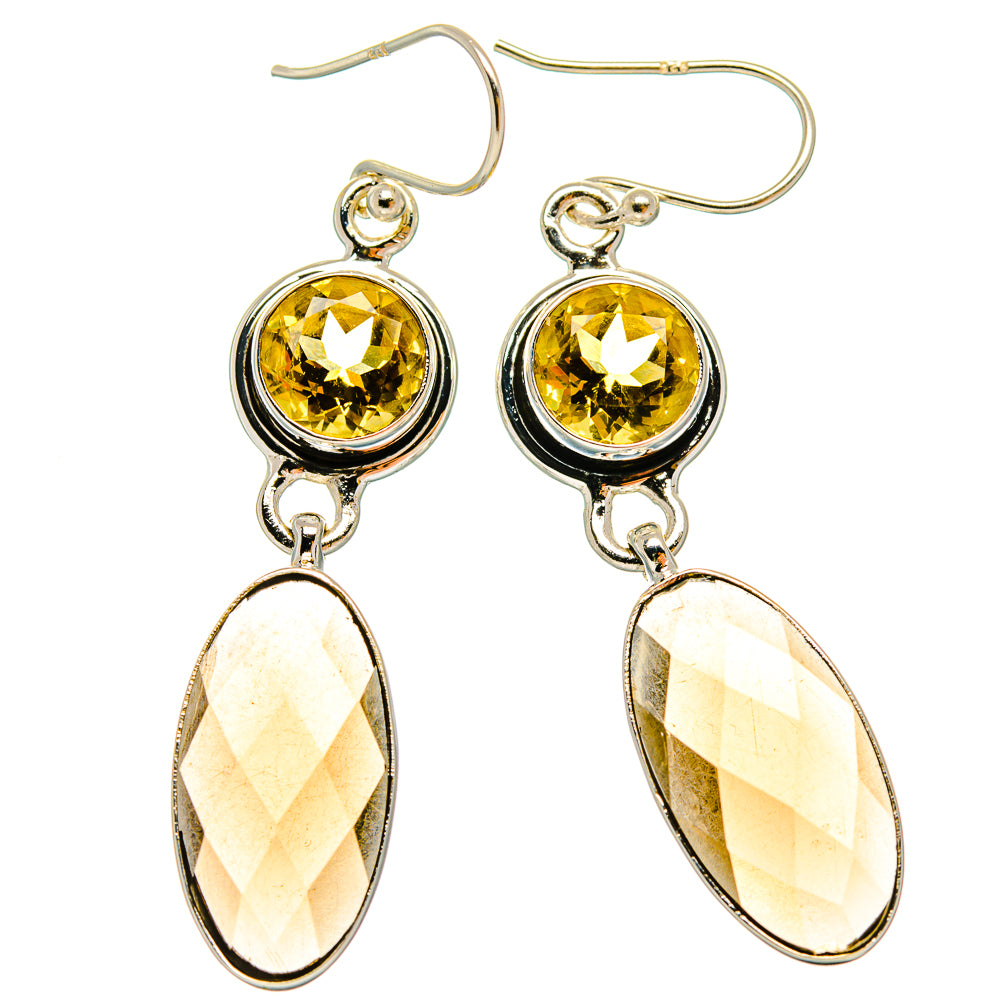 Smoky Quartz Earrings handcrafted by Ana Silver Co - EARR426184 - Photo 2