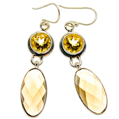 Smoky Quartz Earrings handcrafted by Ana Silver Co - EARR426184 - Photo 2