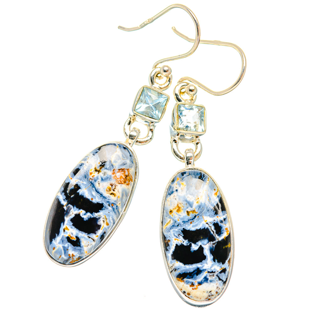 Pietersite Earrings handcrafted by Ana Silver Co - EARR426216 - Photo 2