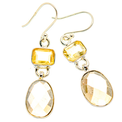 Smoky Quartz Earrings handcrafted by Ana Silver Co - EARR426225 - Photo 2