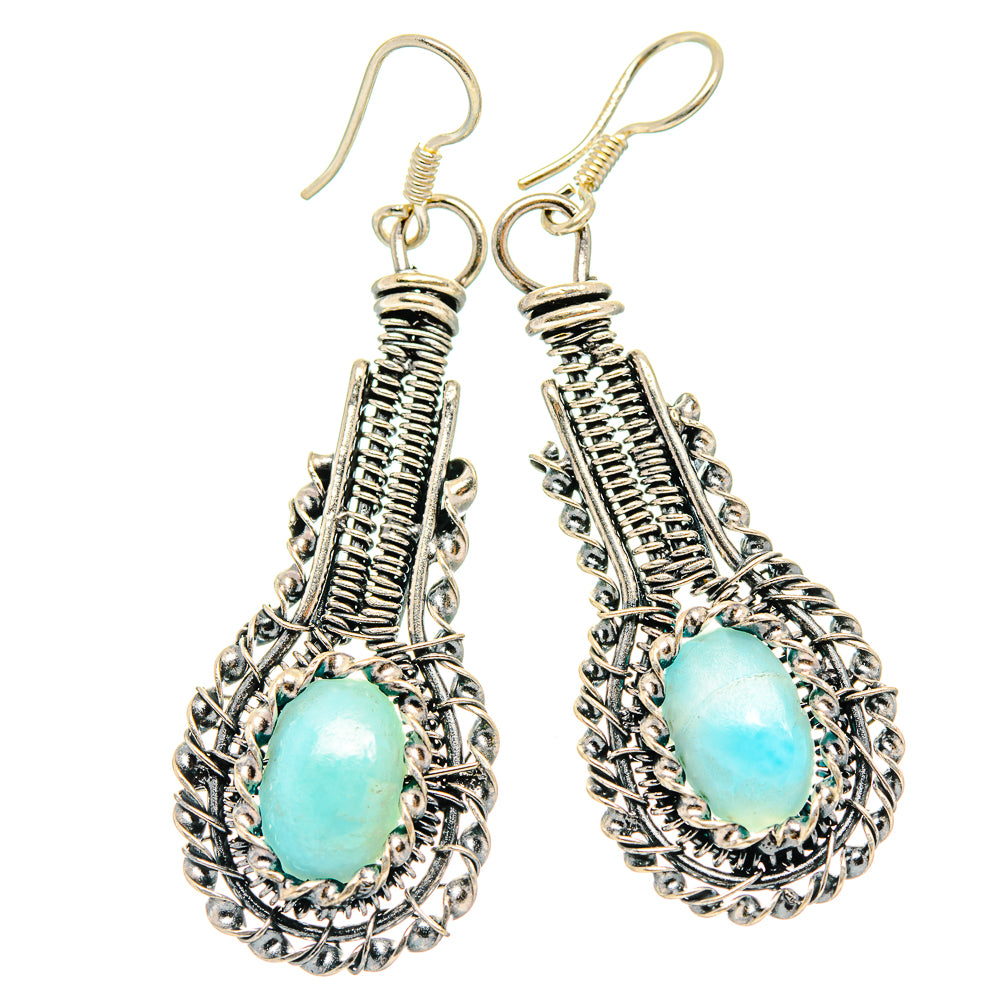Larimar Earrings handcrafted by Ana Silver Co - EARR426232 - Photo 2