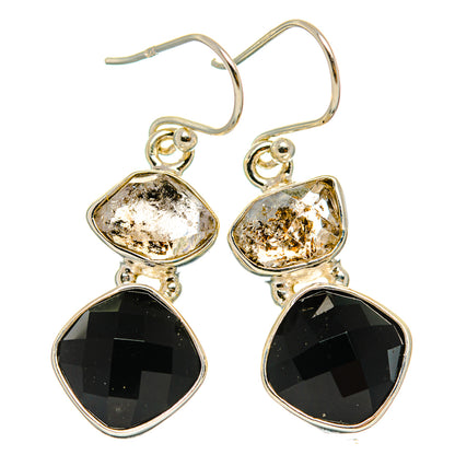 Black Onyx Earrings handcrafted by Ana Silver Co - EARR426248 - Photo 2