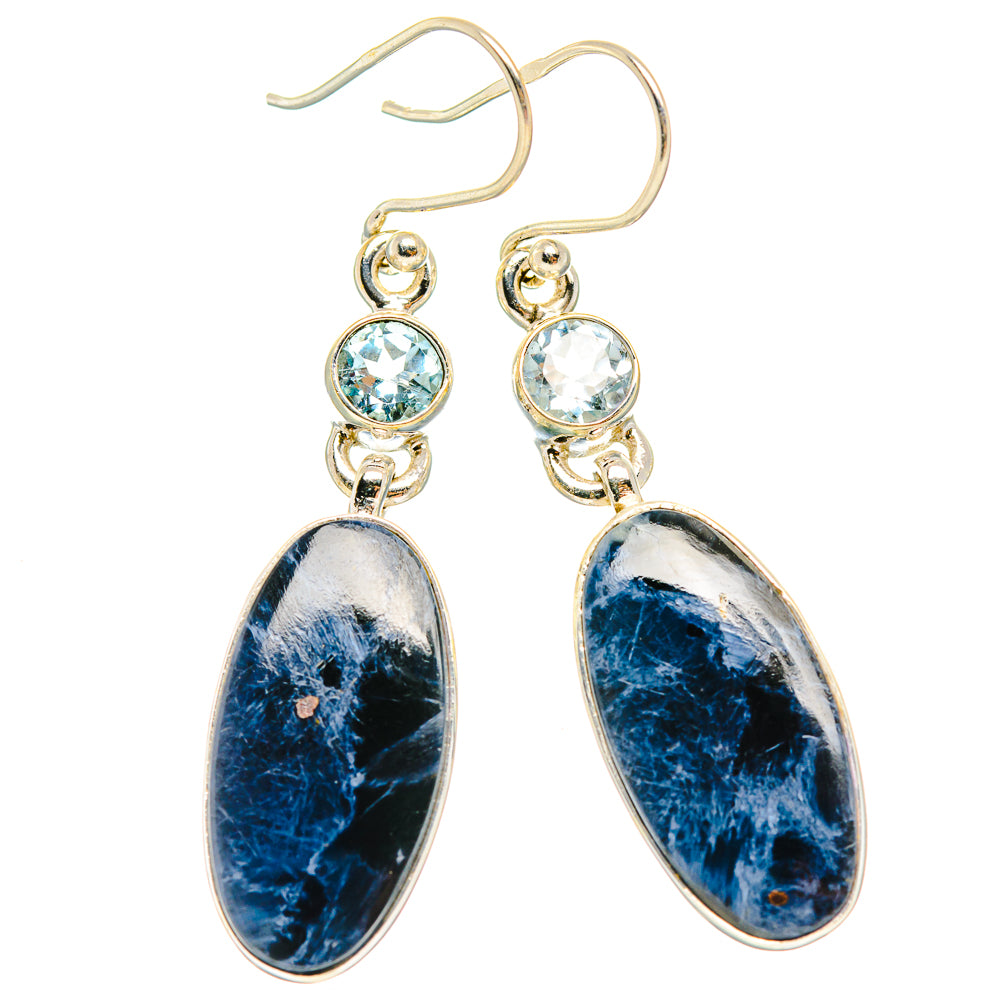 Pietersite Earrings handcrafted by Ana Silver Co - EARR426250 - Photo 2