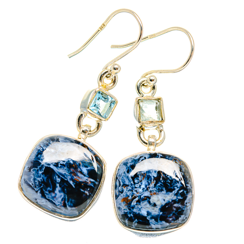 Pietersite Earrings handcrafted by Ana Silver Co - EARR426257 - Photo 2