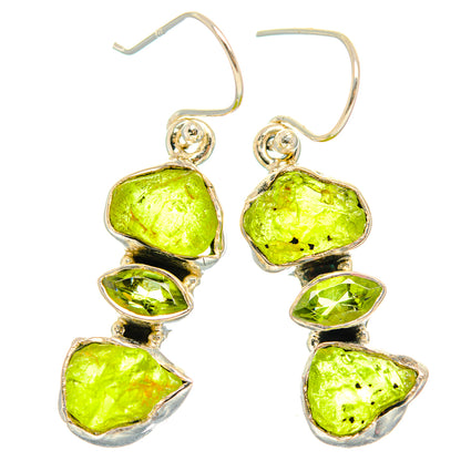 Peridot Earrings handcrafted by Ana Silver Co - EARR426271 - Photo 2