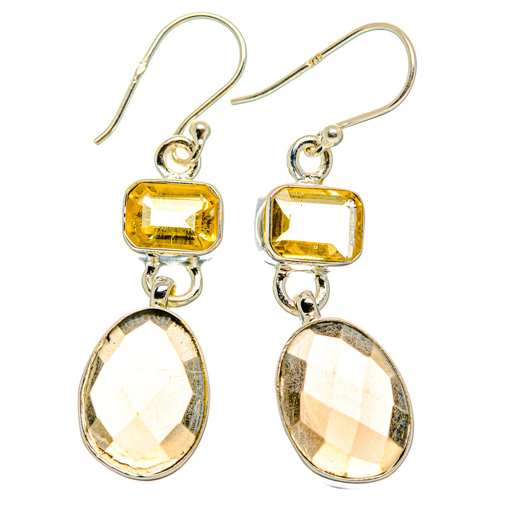 Smoky Quartz Earrings handcrafted by Ana Silver Co - EARR426279 - Photo 2