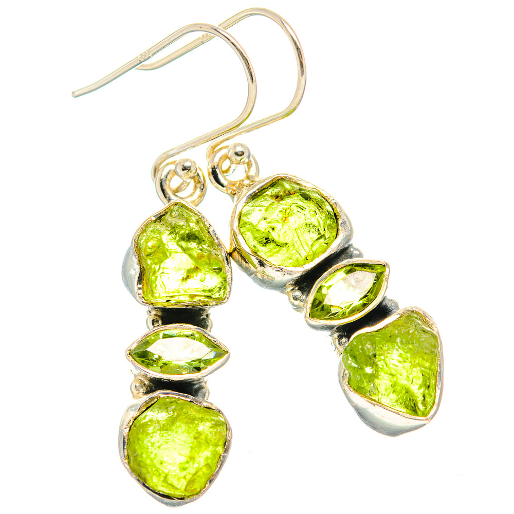 Peridot Earrings handcrafted by Ana Silver Co - EARR426304 - Photo 2