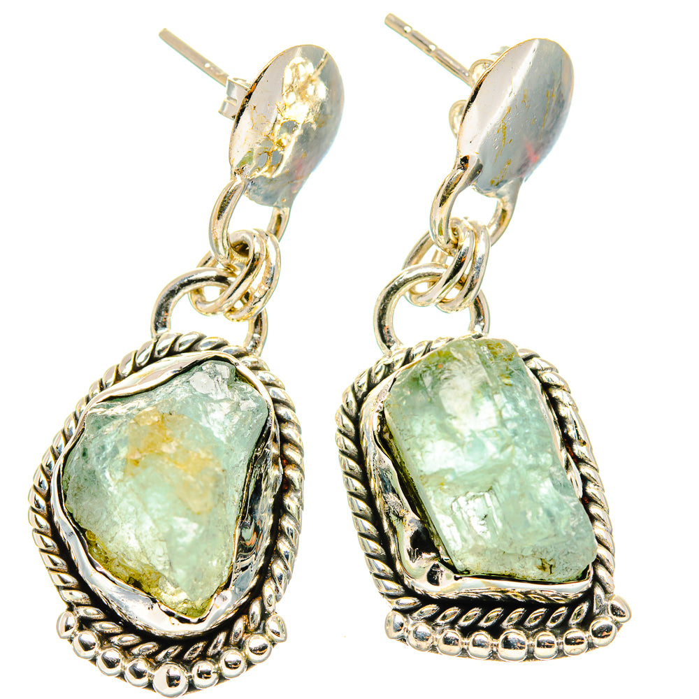 Aquamarine Earrings handcrafted by Ana Silver Co - EARR426317 - Photo 2