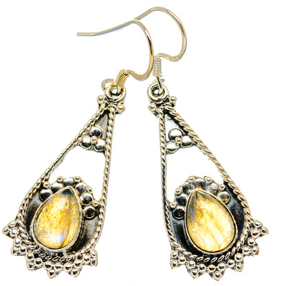 Labradorite Earrings handcrafted by Ana Silver Co - EARR426320 - Photo 2