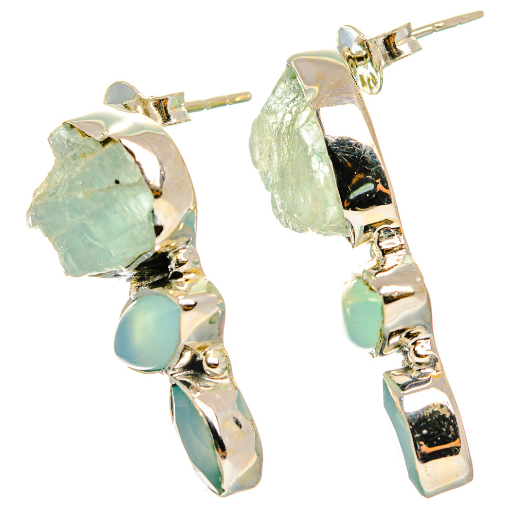 Aquamarine Earrings handcrafted by Ana Silver Co - EARR426323 - Photo 2