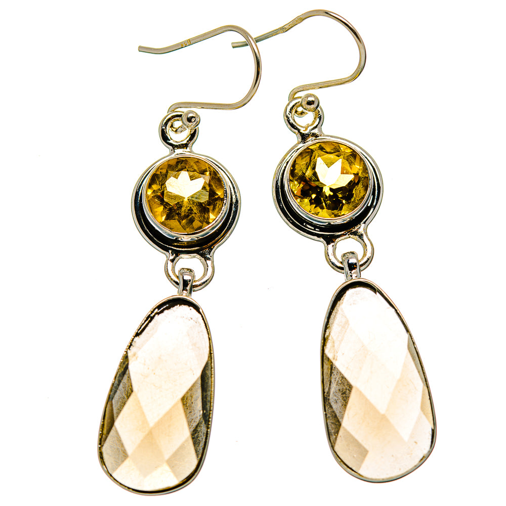 Smoky Quartz Earrings handcrafted by Ana Silver Co - EARR426332 - Photo 2