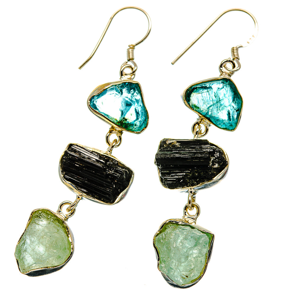 Aquamarine Earrings handcrafted by Ana Silver Co - EARR426333 - Photo 2