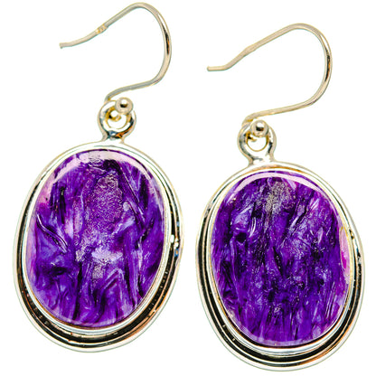 Seraphinite Earrings handcrafted by Ana Silver Co - EARR426350 - Photo 2