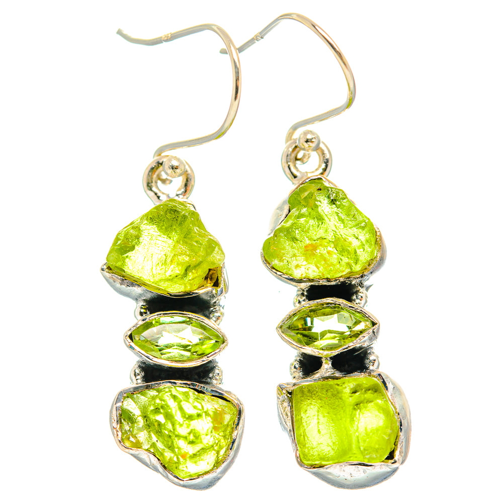Peridot Earrings handcrafted by Ana Silver Co - EARR426352 - Photo 2