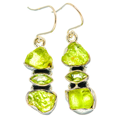 Peridot Earrings handcrafted by Ana Silver Co - EARR426352 - Photo 2
