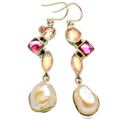 Mother Of Pearl Earrings handcrafted by Ana Silver Co - EARR426367 - Photo 2