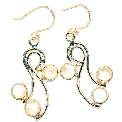 Rainbow Moonstone Earrings handcrafted by Ana Silver Co - EARR426377 - Photo 2