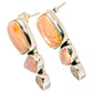 Pink Opal Earrings handcrafted by Ana Silver Co - EARR426382 - Photo 2