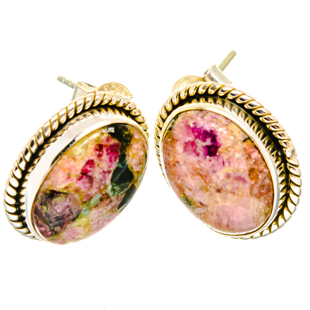 Tourmaline Earrings handcrafted by Ana Silver Co - EARR426401 - Photo 2