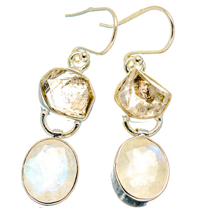 Rainbow Moonstone Earrings handcrafted by Ana Silver Co - EARR426420 - Photo 2