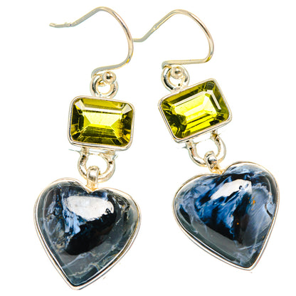 Pietersite Earrings handcrafted by Ana Silver Co - EARR426421 - Photo 2
