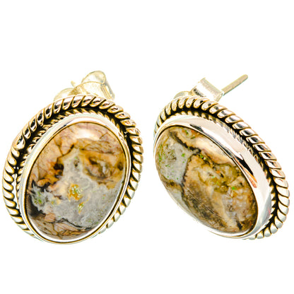 Butterfly Jasper Earrings handcrafted by Ana Silver Co - EARR426425 - Photo 2