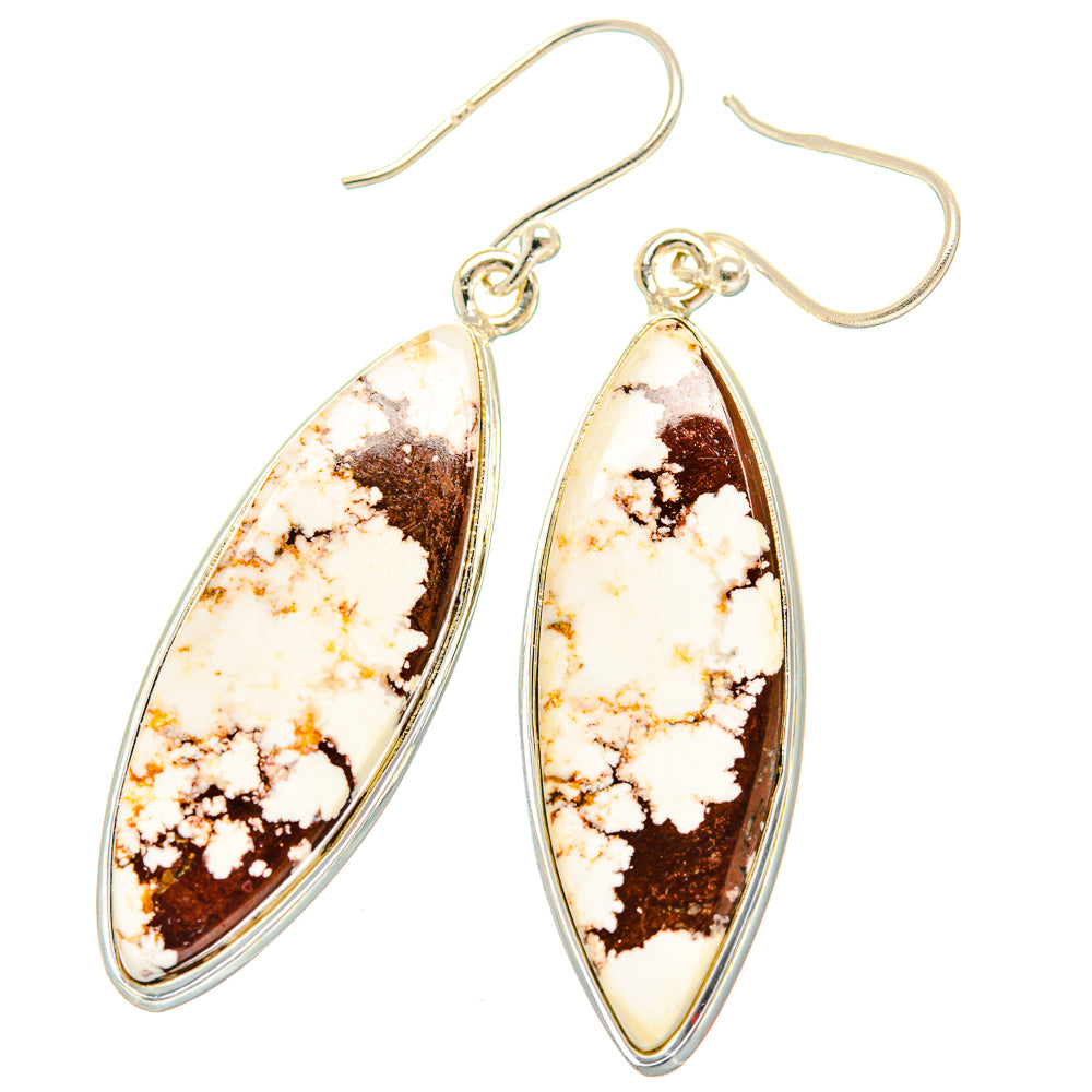 Wild Horse Jasper Earrings handcrafted by Ana Silver Co - EARR426427 - Photo 2