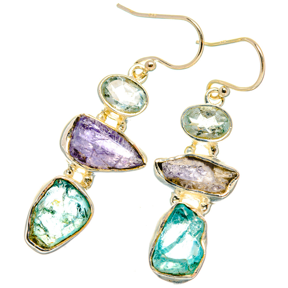 Green Fluorite Earrings handcrafted by Ana Silver Co - EARR426449 - Photo 2