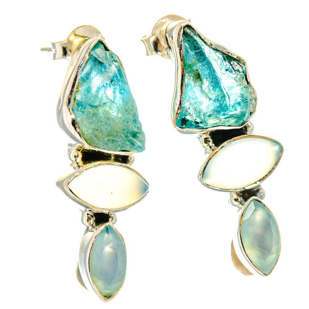Green Fluorite Earrings handcrafted by Ana Silver Co - EARR426455 - Photo 2