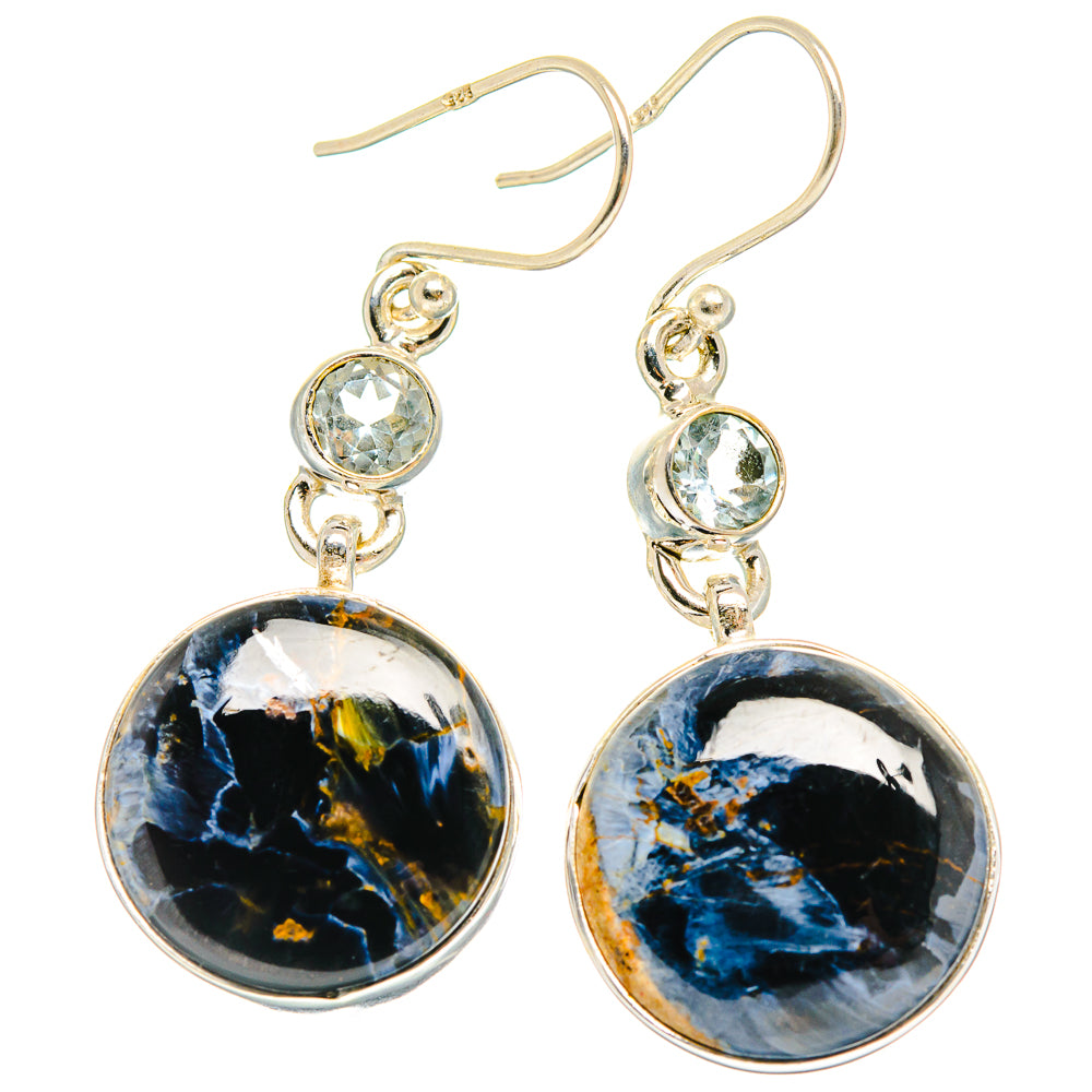 Pietersite Earrings handcrafted by Ana Silver Co - EARR426456 - Photo 2