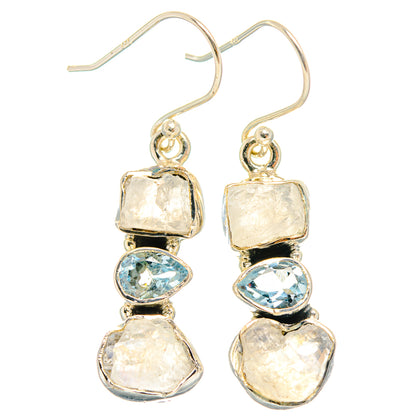 Rainbow Moonstone Earrings handcrafted by Ana Silver Co - EARR426457 - Photo 2