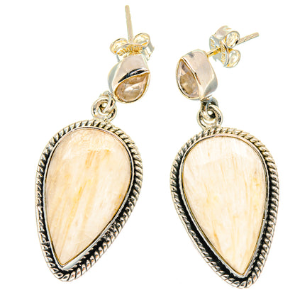 Scolecite Earrings handcrafted by Ana Silver Co - EARR426461 - Photo 2