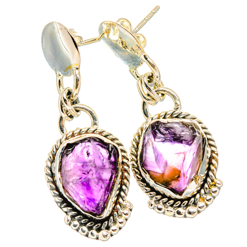 Amethyst Earrings handcrafted by Ana Silver Co - EARR426464 - Photo 2