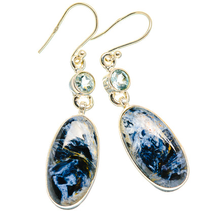 Pietersite Earrings handcrafted by Ana Silver Co - EARR426474 - Photo 2