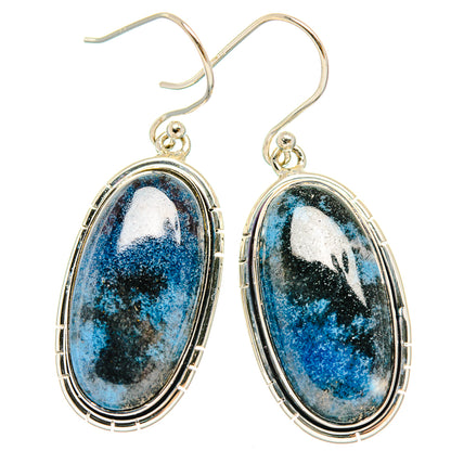 Shattuckite Earrings handcrafted by Ana Silver Co - EARR426482 - Photo 2