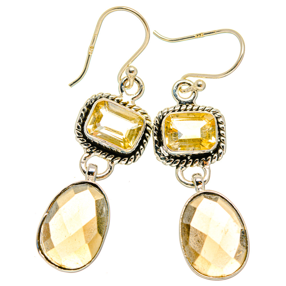 Smoky Quartz Earrings handcrafted by Ana Silver Co - EARR426484 - Photo 2