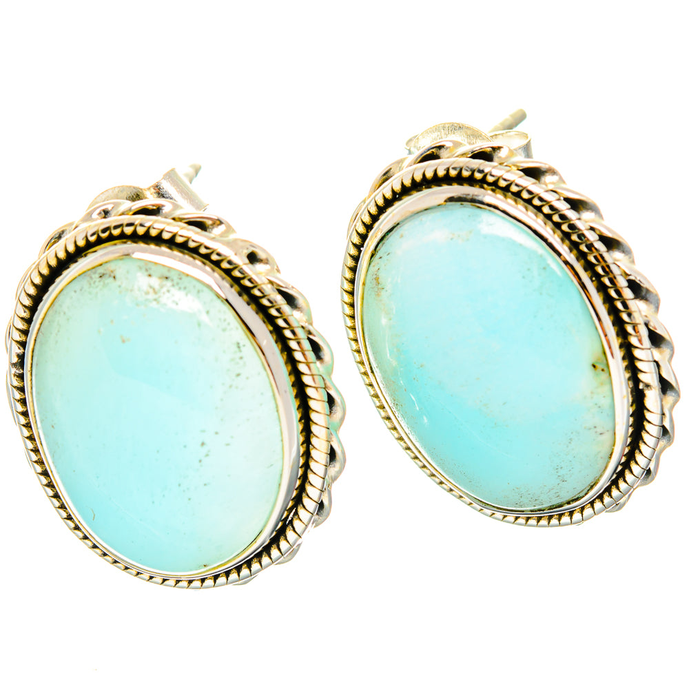 Chalcedony Earrings handcrafted by Ana Silver Co - EARR426490 - Photo 2