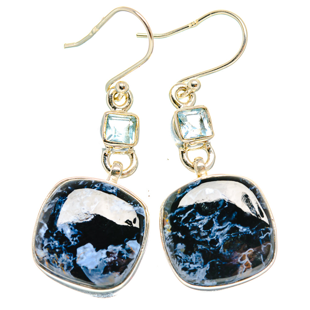 Pietersite Earrings handcrafted by Ana Silver Co - EARR426495 - Photo 2