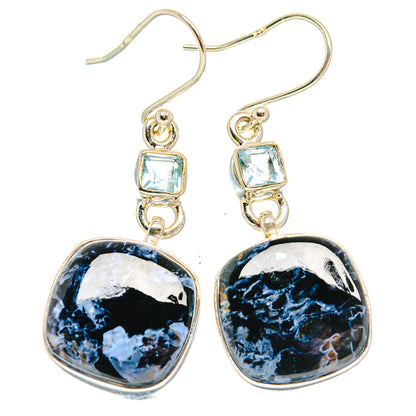Pietersite Earrings handcrafted by Ana Silver Co - EARR426495 - Photo 2