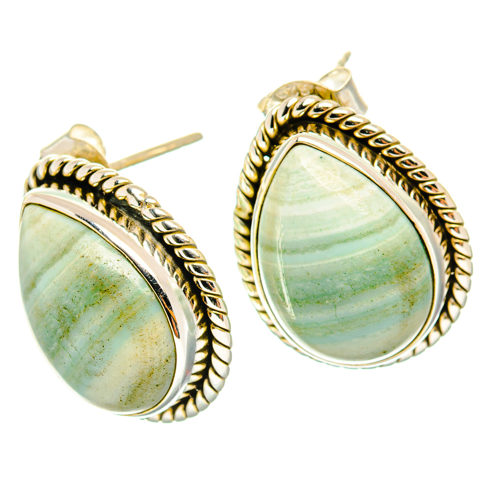 Ocean Jasper Earrings handcrafted by Ana Silver Co - EARR426507 - Photo 2