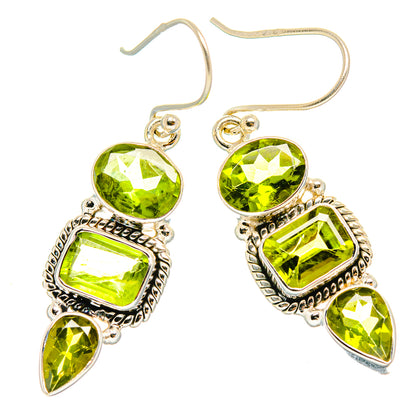 Peridot Earrings handcrafted by Ana Silver Co - EARR426511 - Photo 2
