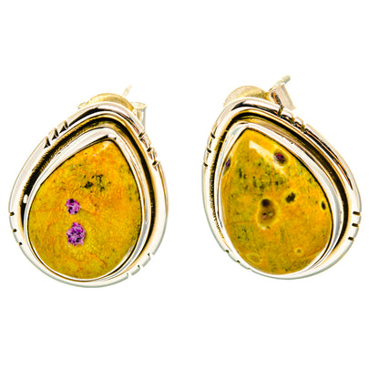 Atlantisite Earrings handcrafted by Ana Silver Co - EARR426528 - Photo 2