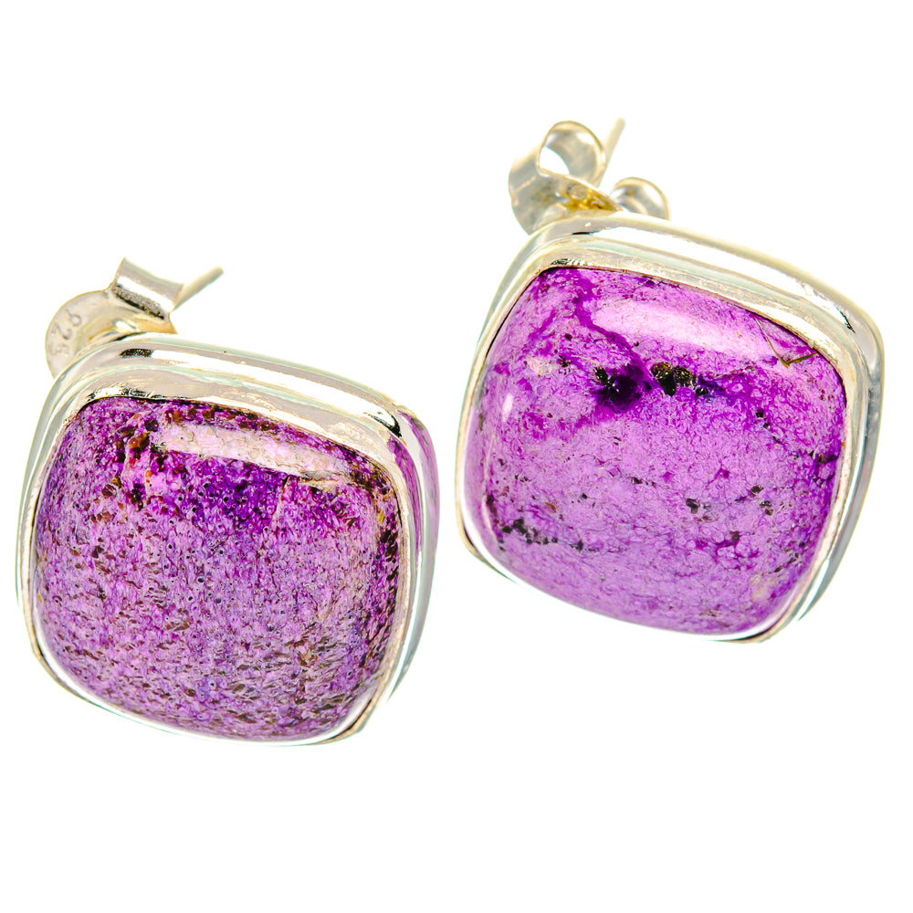 Stichtite Earrings handcrafted by Ana Silver Co - EARR426537 - Photo 2