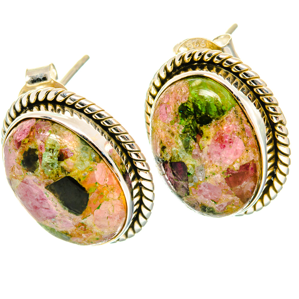 Tourmaline Earrings handcrafted by Ana Silver Co - EARR426548 - Photo 2